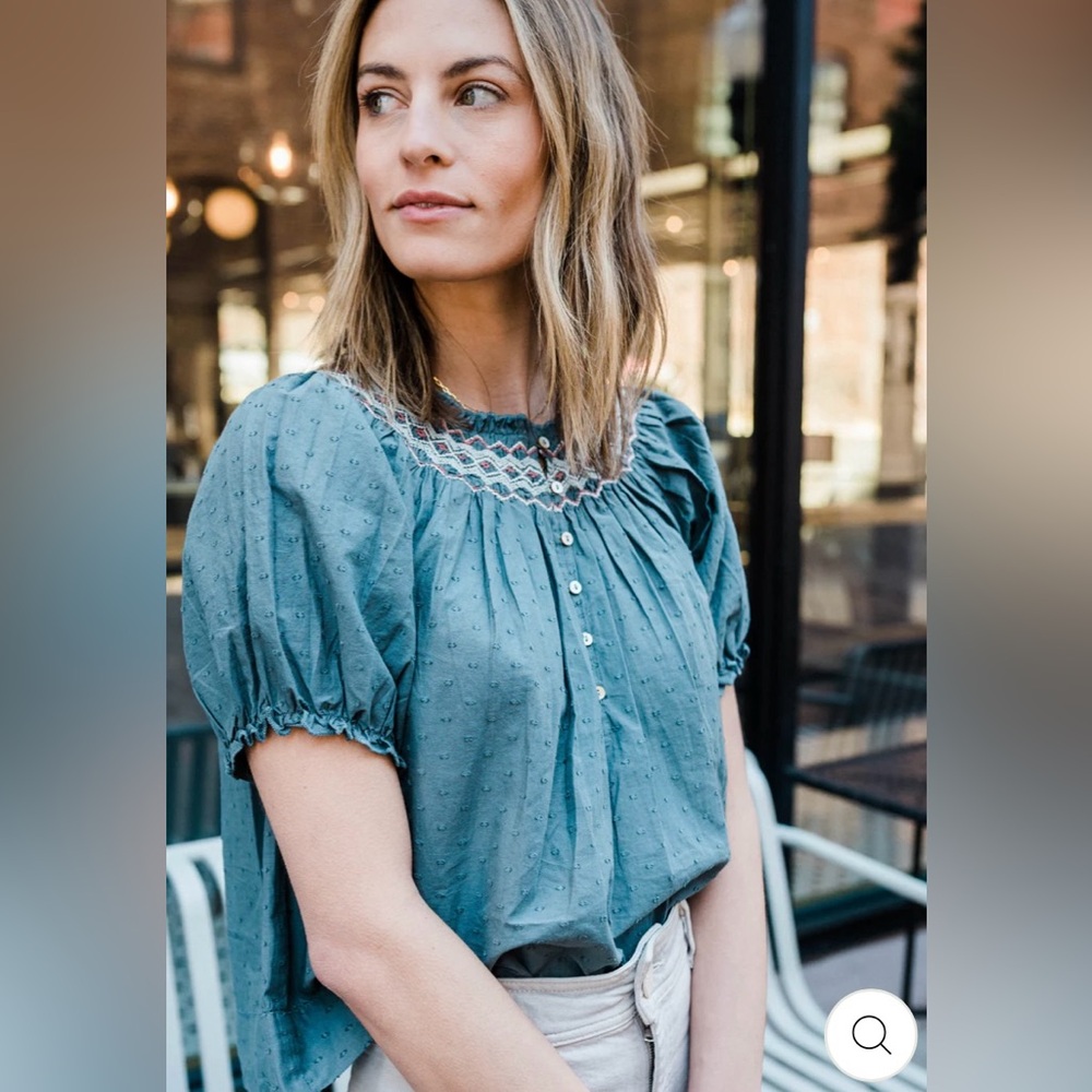 Baybala Willow Top in Goblin Blue